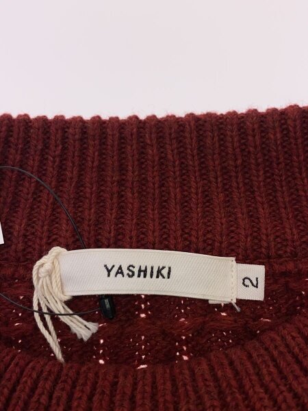 YASHIKI(ヤシキ) / 22AW/TOKEI KNIT/セーター(厚手)/2/ウール/BRD/YSK 