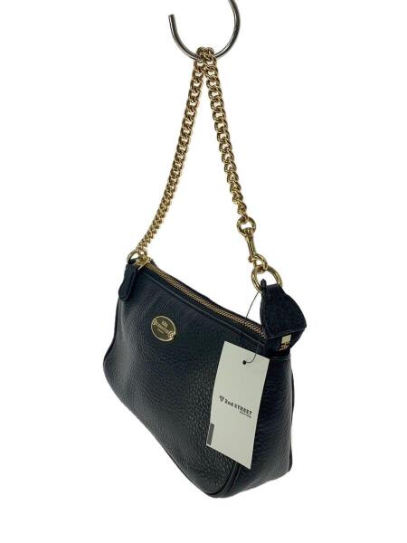 COACH(コーチ) / チェーンショルダーバッグ/BLK/レザー/ミニバッグ 