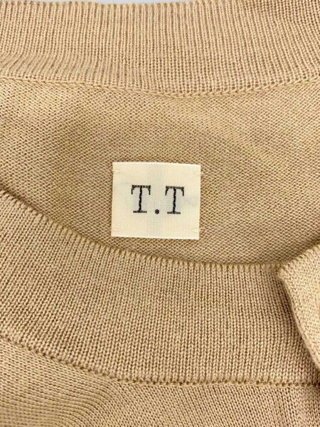 taiga takahashi KNITTED CARDIGAN ベージュ 38 taiga takahashi KNITTED CARDIGAN ベージュ 38