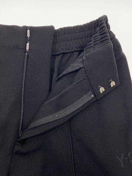  トラックパンツ ワイド Y-3(ワイスリー) / ワイドトラックパンツ/XS/コットン/BLK/FJ0301