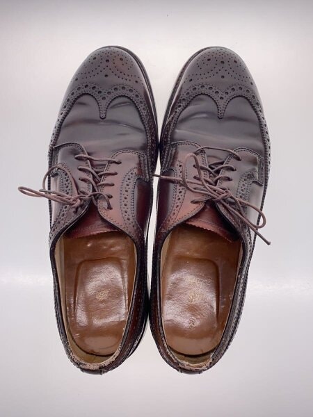 Alden ブラウンレザーウィングチップドレスシューズ Alden(オールデン) / ウイングチップ/ドレスシューズ/UK8.5/BRD/レザー