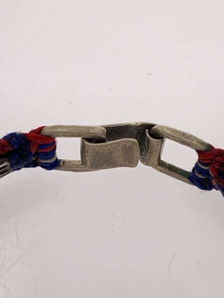 SCOSHA(スコーシャ) / HAND WOVEN ID BRACELET/ID ブレスレット/NVY 