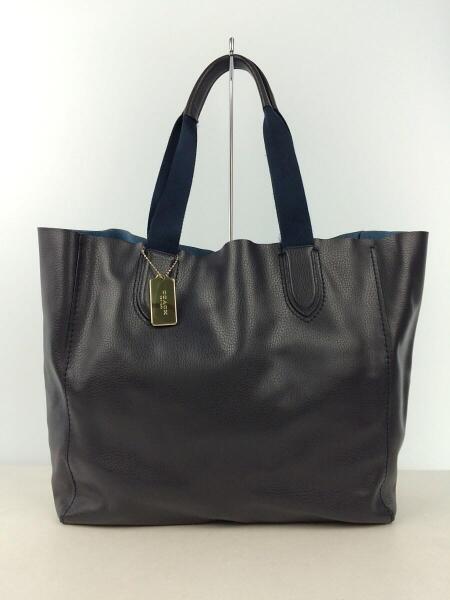 COACH(コーチ) / Large Derby Tote Pebbled Leather/レザー/ネイビー 
