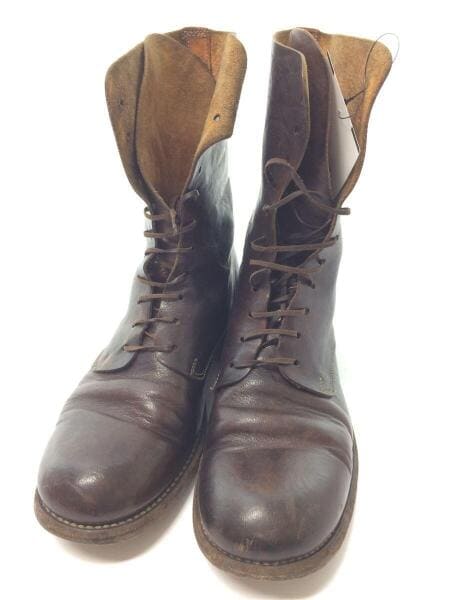 GUIDI ブーツ ブラウン 37 GUIDI(グイディ) / 11 HOLE BOOTS/レースアップブーツ/37(23.5