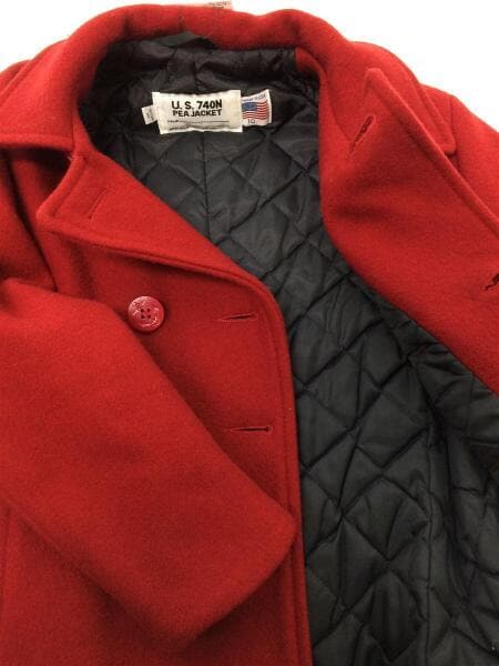 Schott(ショット) / 740N PEA JACKET/ピーコート/10/ウール/レッド