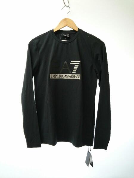 EMPORIO ARMANI ロゴTシャツ ブラック 165 88A プリント(Black EMPORIO ARMANI ロゴTシャツ ブラック 165 88A プリント(Black