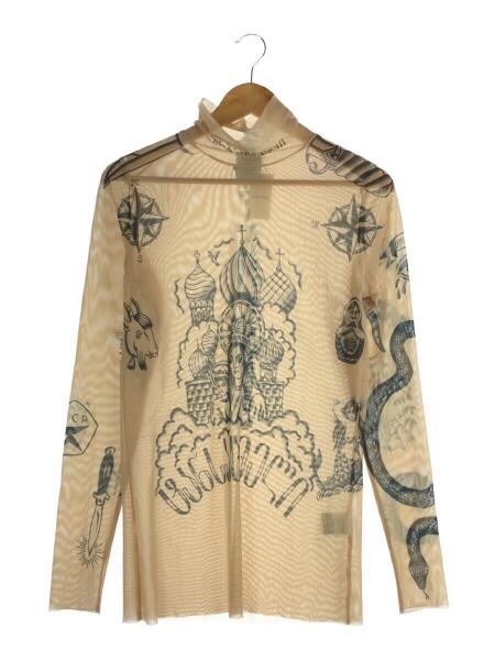 VETEMENTS(ヴェトモン) / NUDE PINK TATTOO TURTLENECK TEE/長袖T 