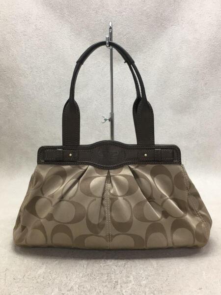 COACH(コーチ) / シグネチャートートバッグ/ブラウン×ベージュ/総柄