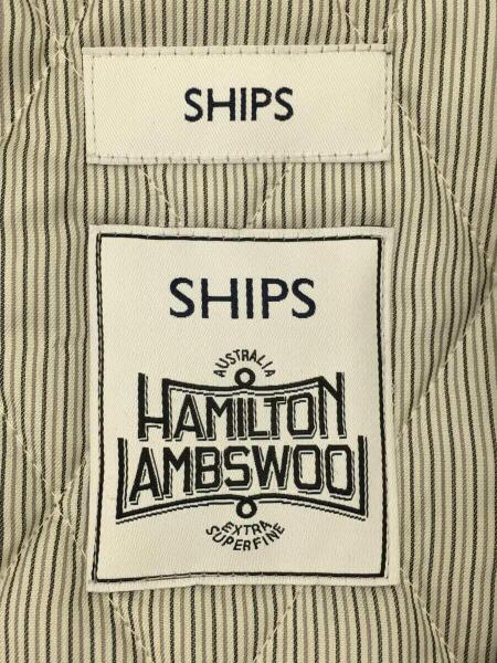 SHIPS(シップス) / ×HAMILTON/メルトンシングルピーコート/M