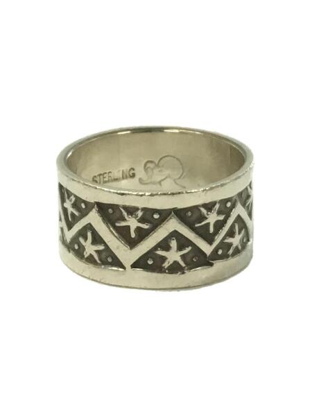 新品 NAVAJO Darrell Cadman シルバースタンプリング 25号 INDIAN 