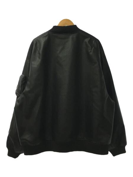 J.S.B.(ジェイエスビー) / Oversized Vegan Leather MA-1//XL/フェイク 