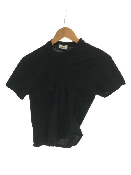 ALLEGE(アレッジ) / 22SS/Gather Tee/1/コットン/ブラック/無地/AL22S 