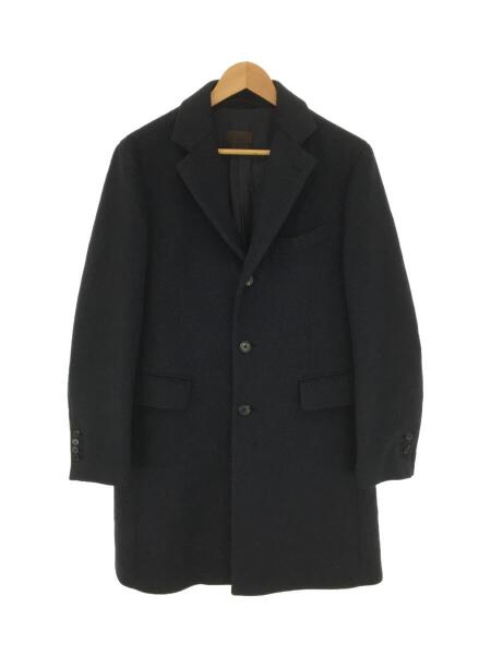 極美品 着用回数1回 ユニバーサルランゲージ SUPER100 チェスターコート 極美品 着用回数1回 ユニバーサルランゲージ SUPER100 チェスター