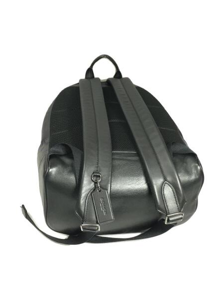 COACH(コーチ) / シグネチャーバックパック/リュック/レザー/ブラック