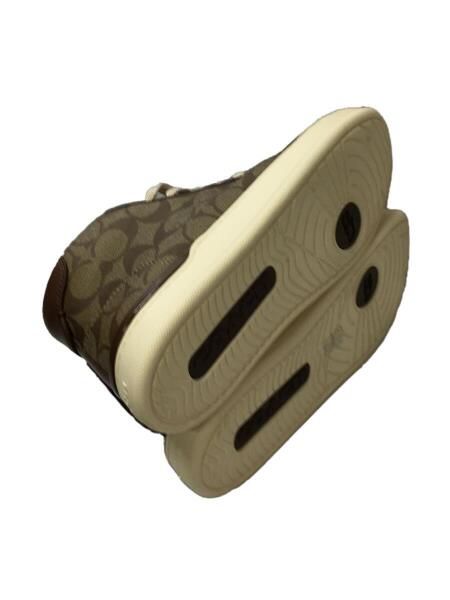 COACH◇ハイカットスニーカー/24cm/BRW/G5367/シグネチャー COACH