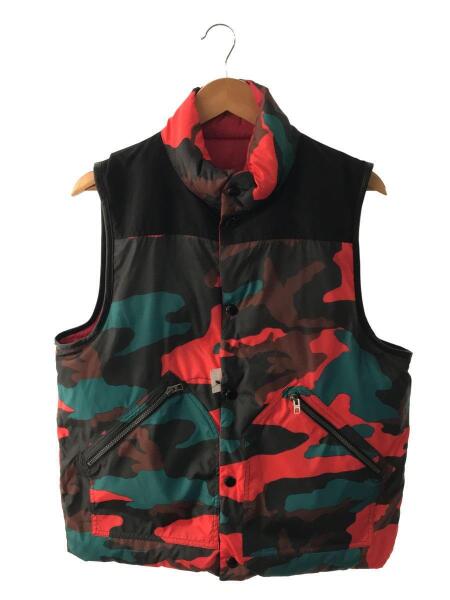 COACH(コーチ) / リバーシブル/ダウンベスト/M/ナイロン/RED/35015