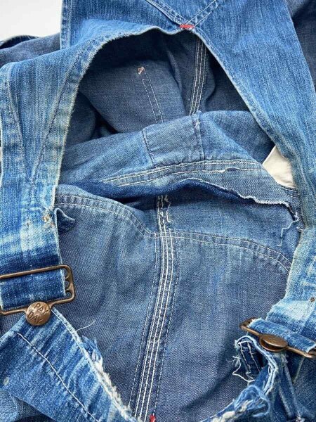 PAYDAY(ペイデイ) / オーバーオール/50s/vintage/ダメージ有/--/デニム