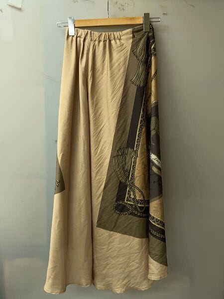 AMERI(アメリヴィンテージ) / ロングスカート/S/ポリエステル/BEG/総柄