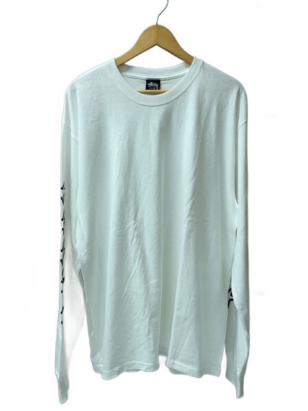 STUSSY(ステューシー) / 長袖Tシャツ/XL/コットン/WHT | 古着の販売 