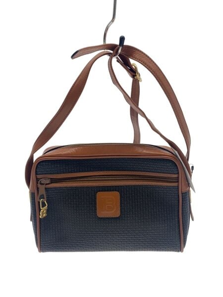 BALLY(バリー) / Bロゴ総柄 ショルダーバッグ/レザー/BLK | 中古品の 
