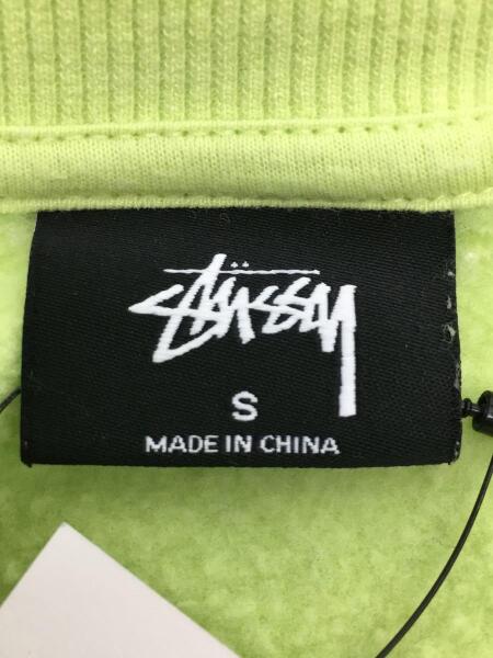 STUSSY(ステューシー) / スウェット/S/コットン/YLW/ロゴ/蛍光イエロー 