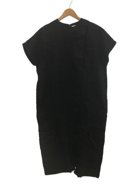 ENFOLD(エンフォルド) / 半袖ワンピース/36/--/BLK/無地/300AS233-4360 