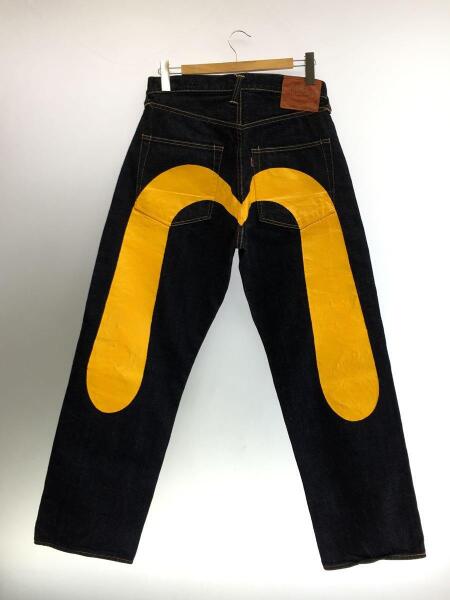 EVISU エヴィス No.2 ビッグカモメ イエロー デニム ジーンズ 30