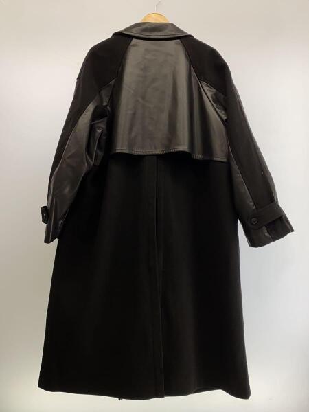 HARE(ハレ) / コート/M/ポリエステル/BLK/無地/HA030387AD/袖フェイク