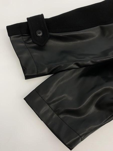 HARE(ハレ) / コート/M/ポリエステル/BLK/無地/HA030387AD/袖フェイク