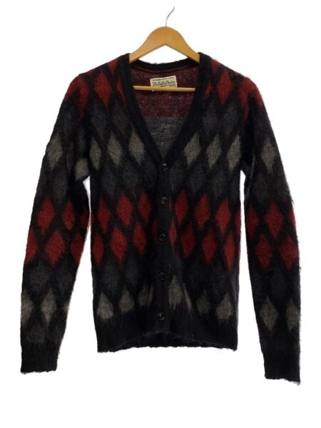 WACKO MARIA(ワコマリア) / カーディガン/S/モヘア/GRY/14AW-KNT-04 