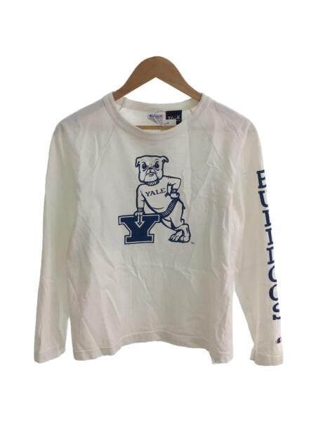 Champion(チャンピオン) / 長袖Tシャツ/S/コットン/C5-Q401/ホワイト 