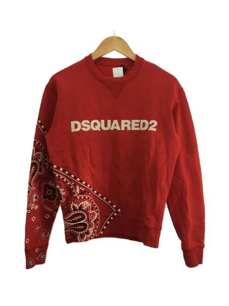 DSQUARED2(ディースクエアード) / スウェット/XS/コットン/レッド 