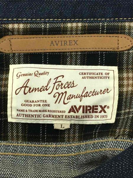 AVIREX(アヴィレックス) / デニムジャケット/Gジャン/L/中古/刺繍