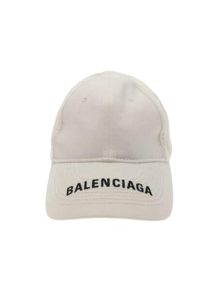 BALENCIAGA(バレンシアガ) / ツバロゴ刺繍6パネルキャップ/L/コットン 