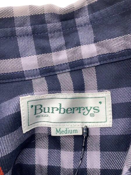 BURBERRYS(バーバリーズ) / 長袖シャツ/M/コットン/NVY/チェック/WP752 