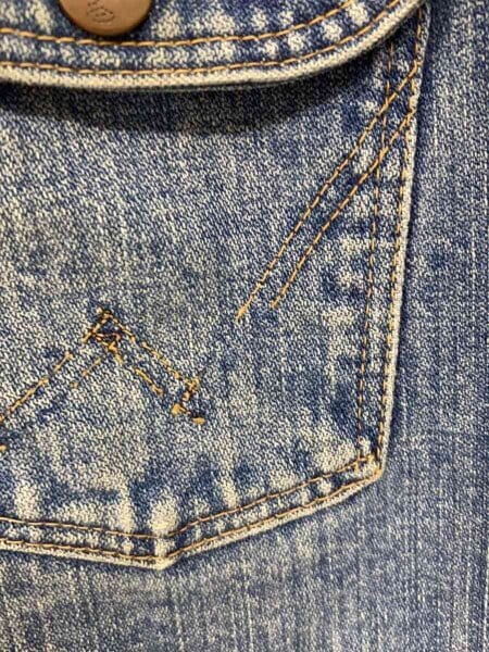 WRANGLER(ラングラー) / 70s太文字黒タグUSA製デニムトラッカー