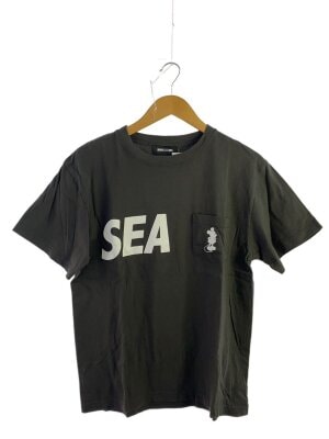 WIND AND SEA◇Tシャツ/M/コットン/GRY/プリント/wds-sea-21s01 | OSIR