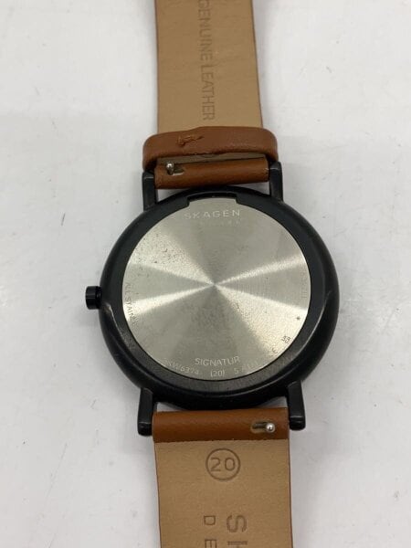 SKAGEN(スカーゲン) / SIGNATUR クォーツ腕時計/アナログ/レザー/WHT