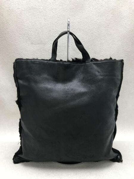 LOEWE ファー トートバッグ 黒 ブラック LOEWE ファー トートバッグ 黒 ブラック