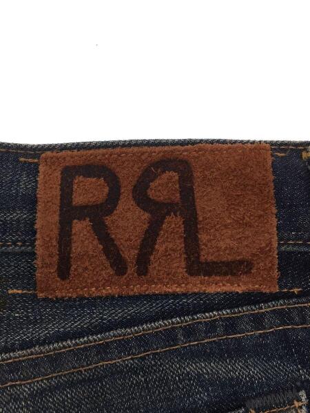 RRL(ダブルアールエル) / リペア加工デニムパンツ/36×32/デニム/IDG/赤 
