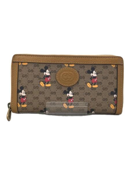 GUCCI(グッチ) / ディズニーコラボミニGGスプリームキャンバスジッピー 