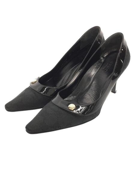 GUCCI(グッチ) / パンプス/35/BLK/キャンバス/ | 中古品の販売 