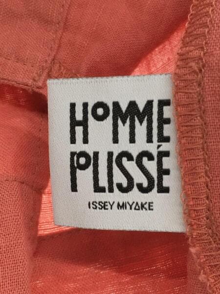 HOMME PLISSE ISSEY MIYAKE / 半袖シャツ/2/リネン/PNK/HP21FJ324 HOMME PLISSE ISSEY MIYAKE(オムプリッセイッセイミヤケ) / 半袖シャツ
