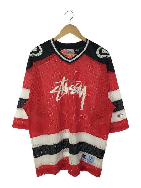 Champion(チャンピオン) / ホッケーシャツ/Tシャツ/L/ポリエステル/RED 