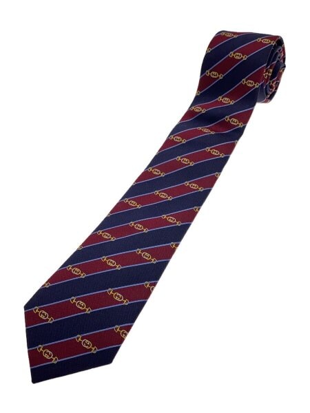 GUCCI(グッチ) / ネクタイ/シルク/NVY/ホースビット/ストライプ/メンズ  