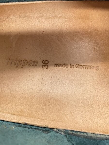 trippen(トリッペン) / フリンジ付き/ローファー/36/GRN/レザー | 中古