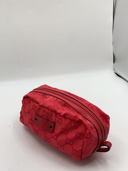 GUCCI(グッチ) / ポーチ_GGナイロン/ナイロン/RED/総柄 | 中古品の販売 