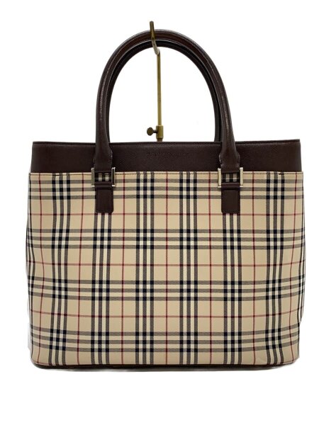 BURBERRY(バーバリー) / トートバッグ/PVC/BEG/チェック | 中古品の 