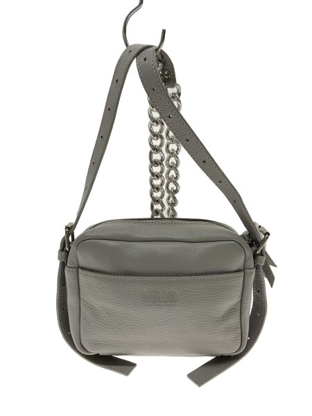 MM6(エムエムシックス) / ショルダーバッグ/レザー/GRY/s32wd0078 
