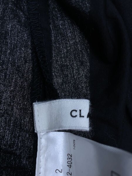 CLANE(クラネ) / ダブルフェイススタンドトップス/2/コットン/BLK 
